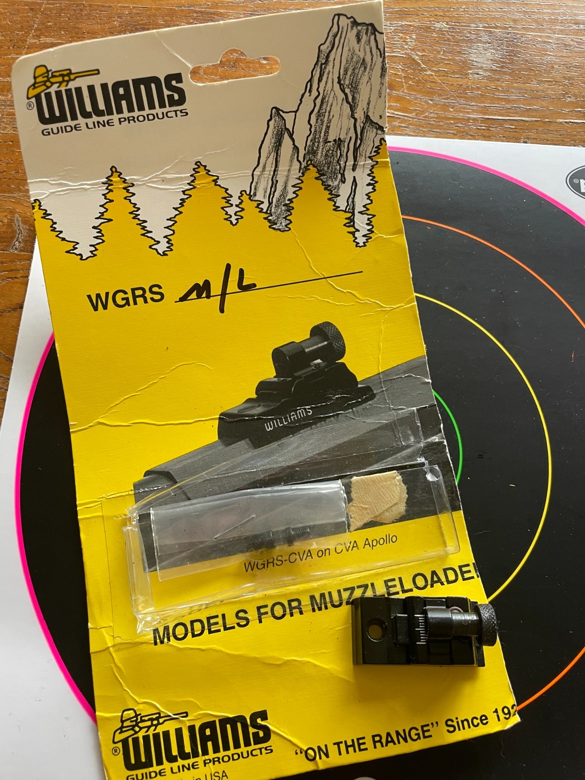 Williams WMD/WGRS/M/L #1466 Sight For Muzzleloaders Flat Base Octagon Barrels
