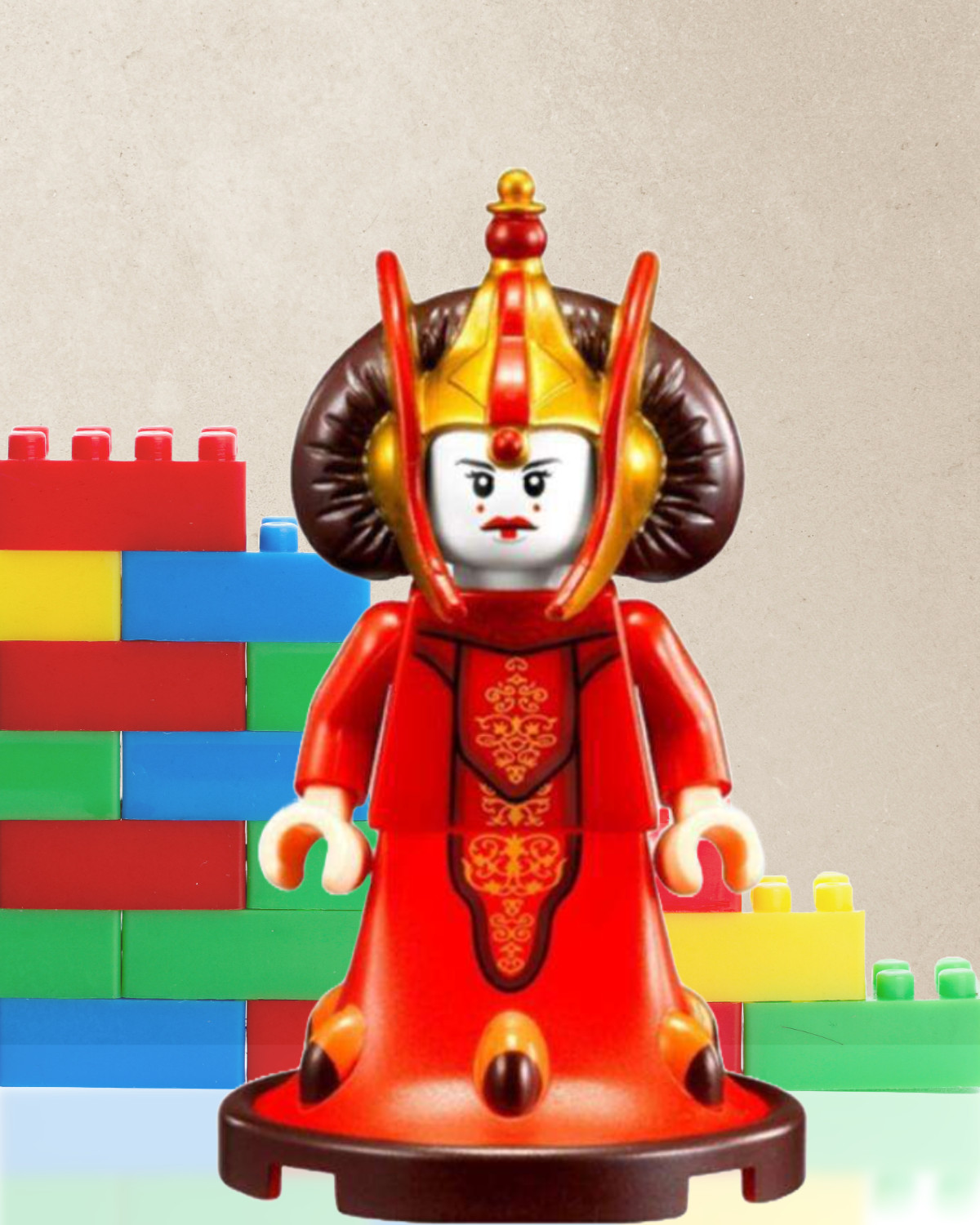 YOU CHOOSE Padme/Queen Amidala Custom figure - Star Wars 9499 sw0387 sw0490 lego