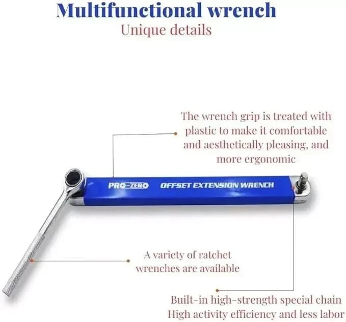 Speedpro Offset Extension Wrench - Pro Zero Offset Extension Wrench,15-Inch Exte