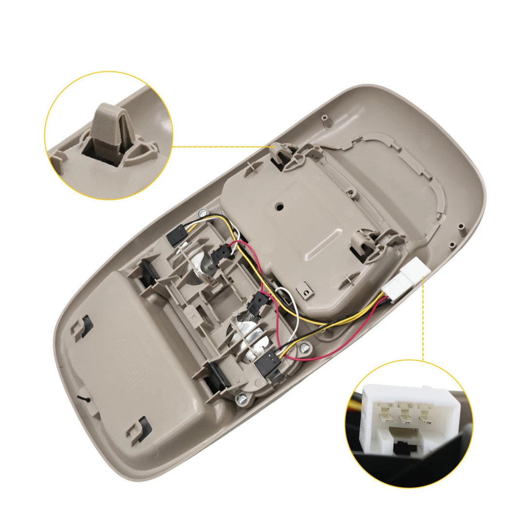 Overhead Console Dome Light Storage For 1998-2001 Dodge Ram 1500 2500 55350657