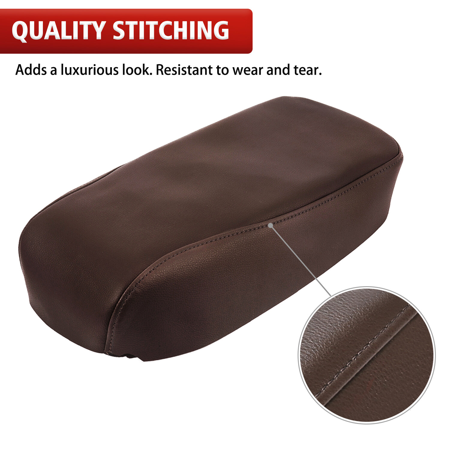 Fits 2013-2018 Toyota Avalon Console Lid Armrest & Door Panel Cover Trim Brown