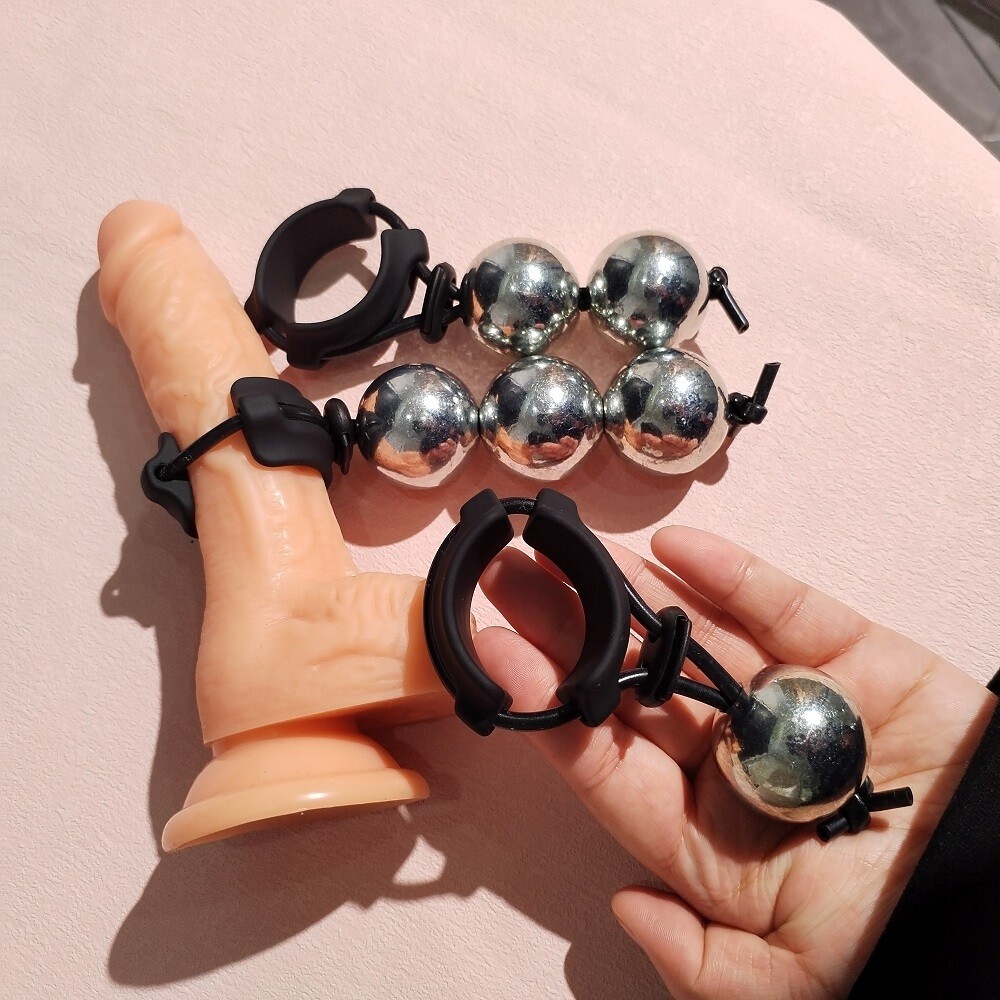 3 Size Penis Extender Enlarger Weight ALL Day Wearing Male Ball Stretcher Weight