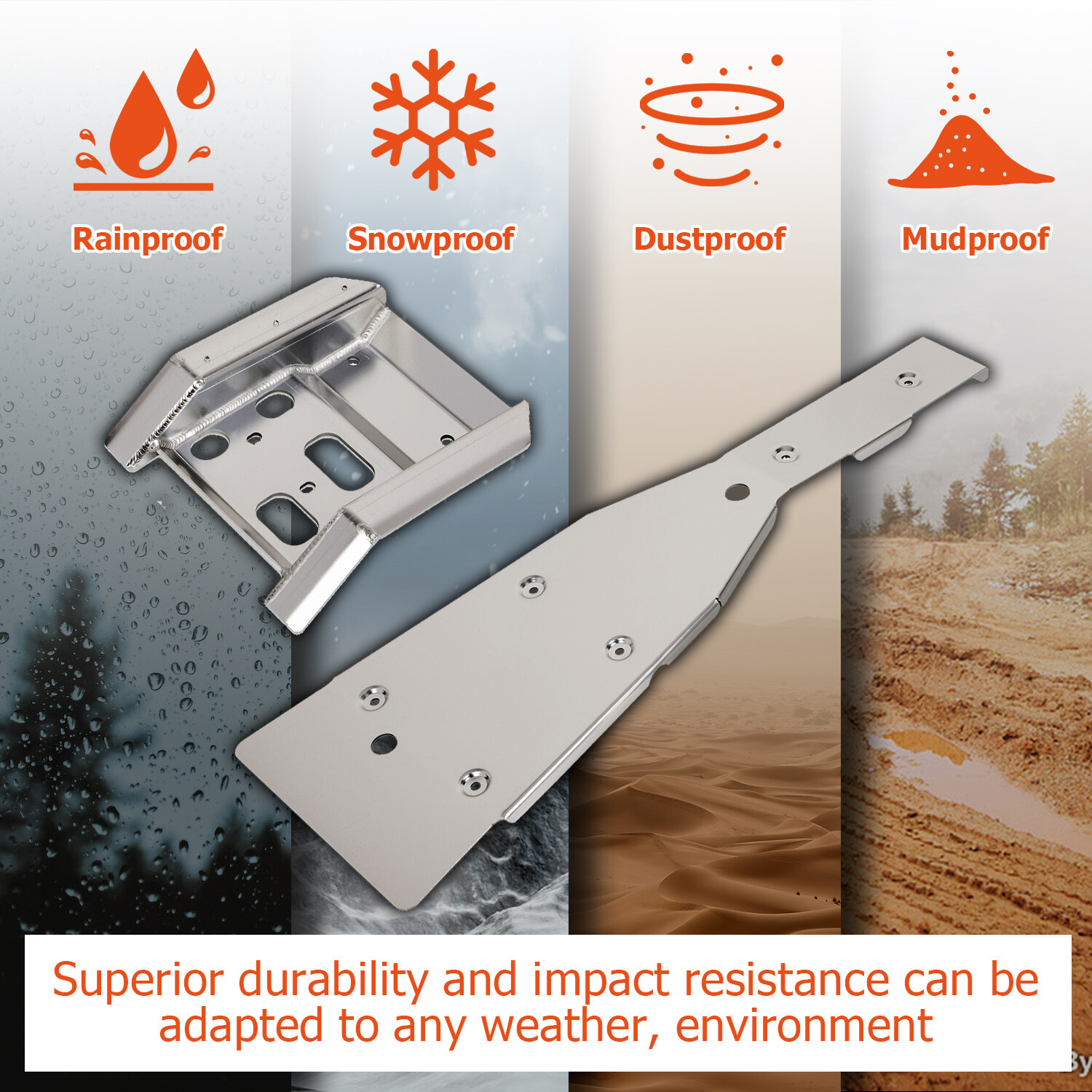 For SUZUKI LTZ400 Full Chassis Glide & Swing Arm Skid Plate Guard Combo