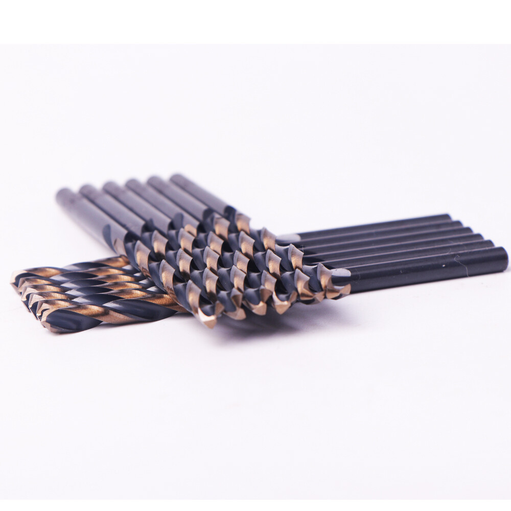 Drillforce 12PCS 1/16" Black Gold Drill Bits Set HSS Metal Woodworking Drill Bit