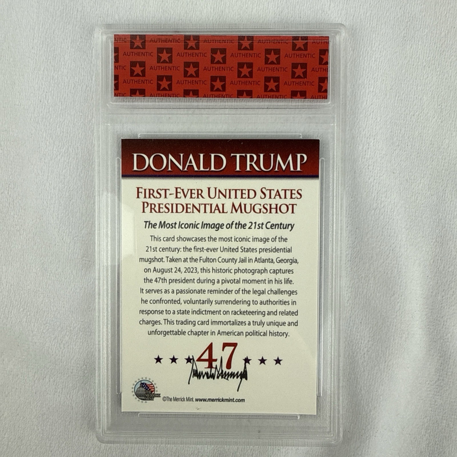 Donald Trump 2024 MAGA 47th Presidential Memorabilia Pack - Hat, Coin, & Card
