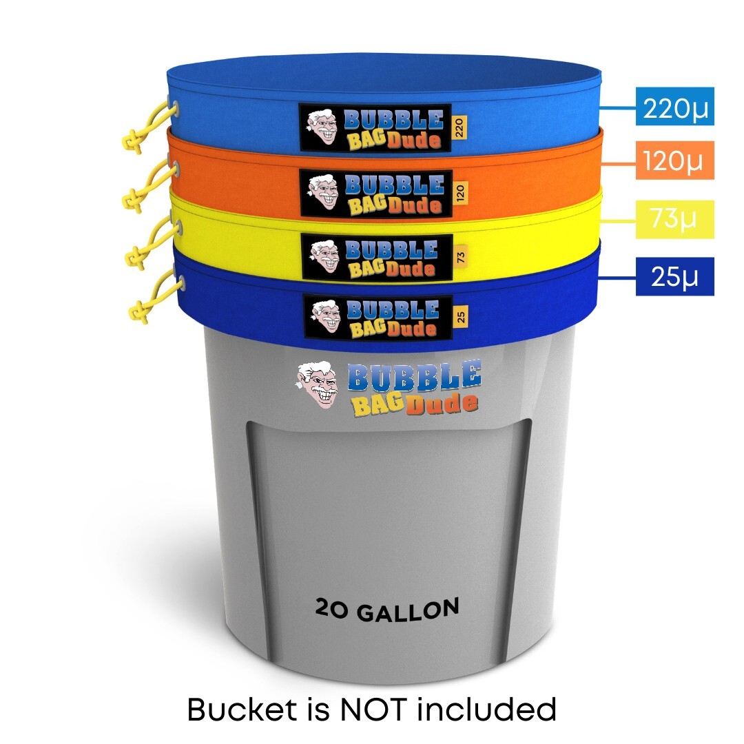 Bubble Bag BUBBLEBAGDUDE 20 GAL - 4 Bag Kit Bubble Hash Bags Herbal Extractor