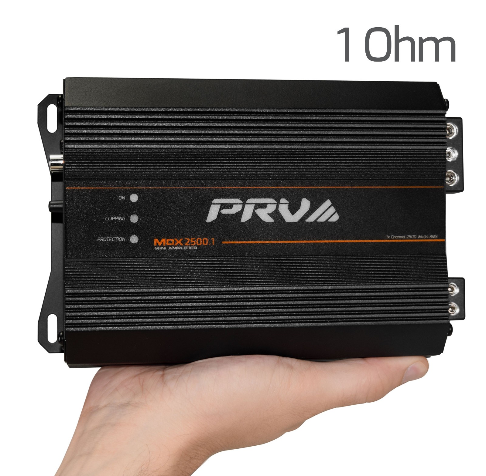 PRV Audio Mini Car Audio Amplifier  1 Ohm 2600 Watts MDX2500.1 Full Range