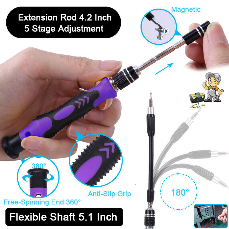 170 In 1 Precision Screwdriver Set Mobile Phone Laptop Computer Repair Tool Kit