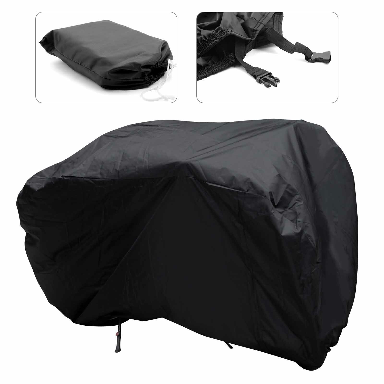 Bike Bicycle Waterproof Dust Cover Outdoor Protector For 2 Bikes Or 1 Motorbike