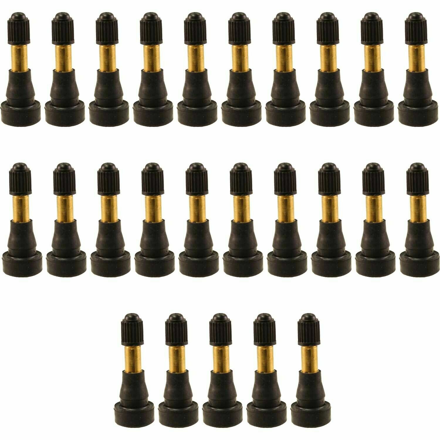 25pcs TR-600HP Snap-In Tire Valve Stems High Pressure 1-1/4" Kit Universal