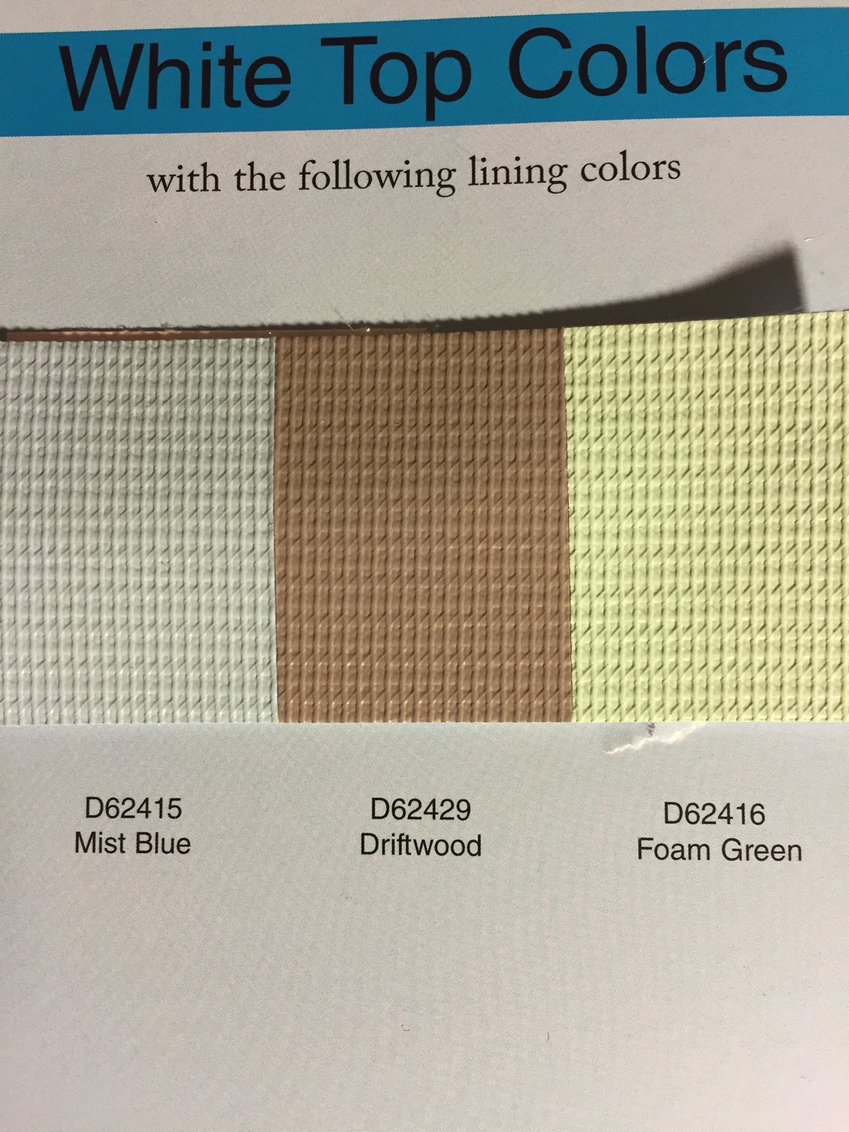 custom made weblon T-top canvas