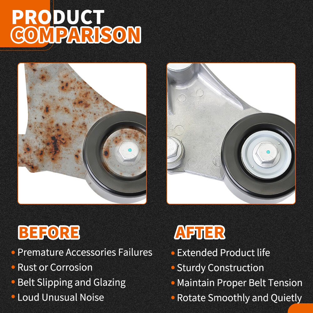 Drive Belt Component Kit fit Toyota Camry Solara RAV4 Highlander Scion Tc 2.4 L4