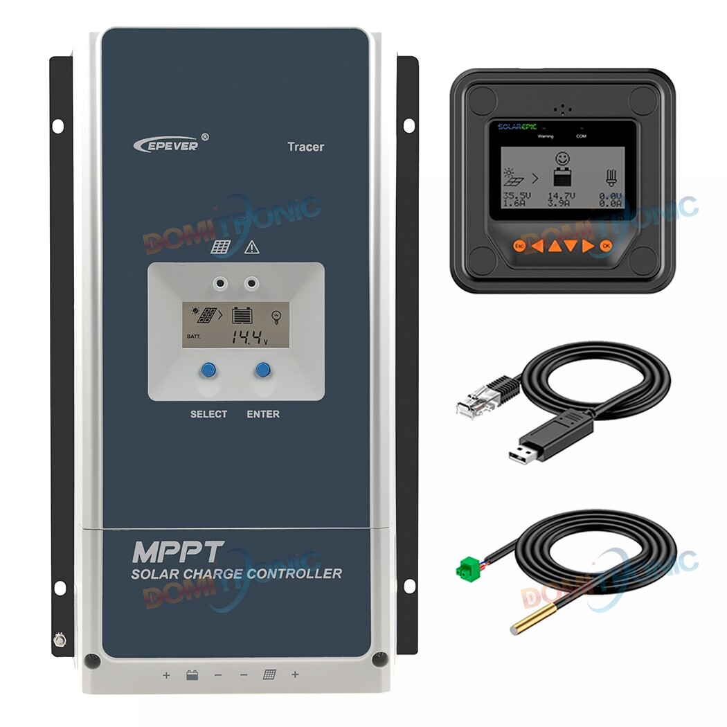 Epever 100A 80A 60A 50A MPPT Solar Controller 12V/24V/36V/48V Charger PV 150V CE