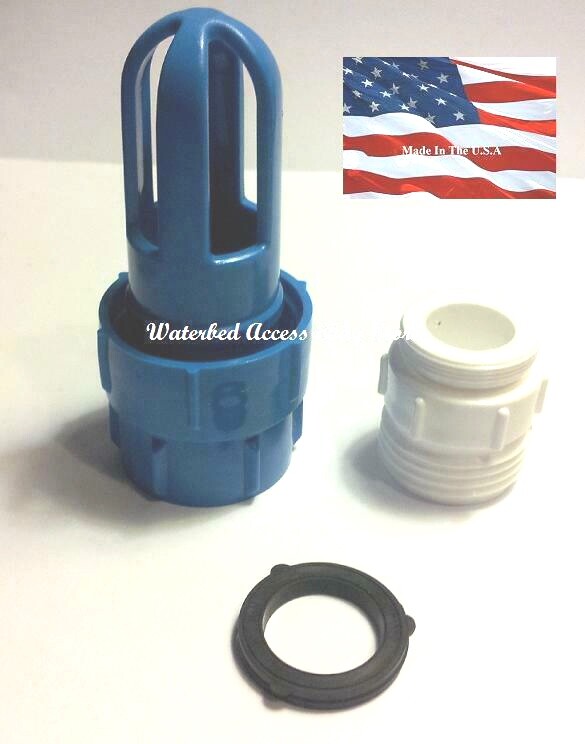 King 80% Semi Waveless Waterbed Mattress with Bamboo Cover, Liner and Heater