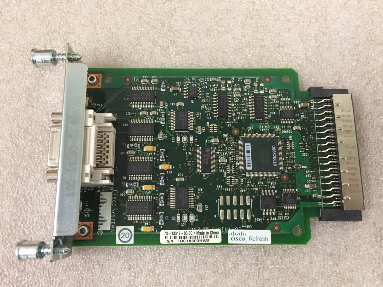 Cisco HWIC-2T V05 2 Port Serial Interface Card 73-13317-03