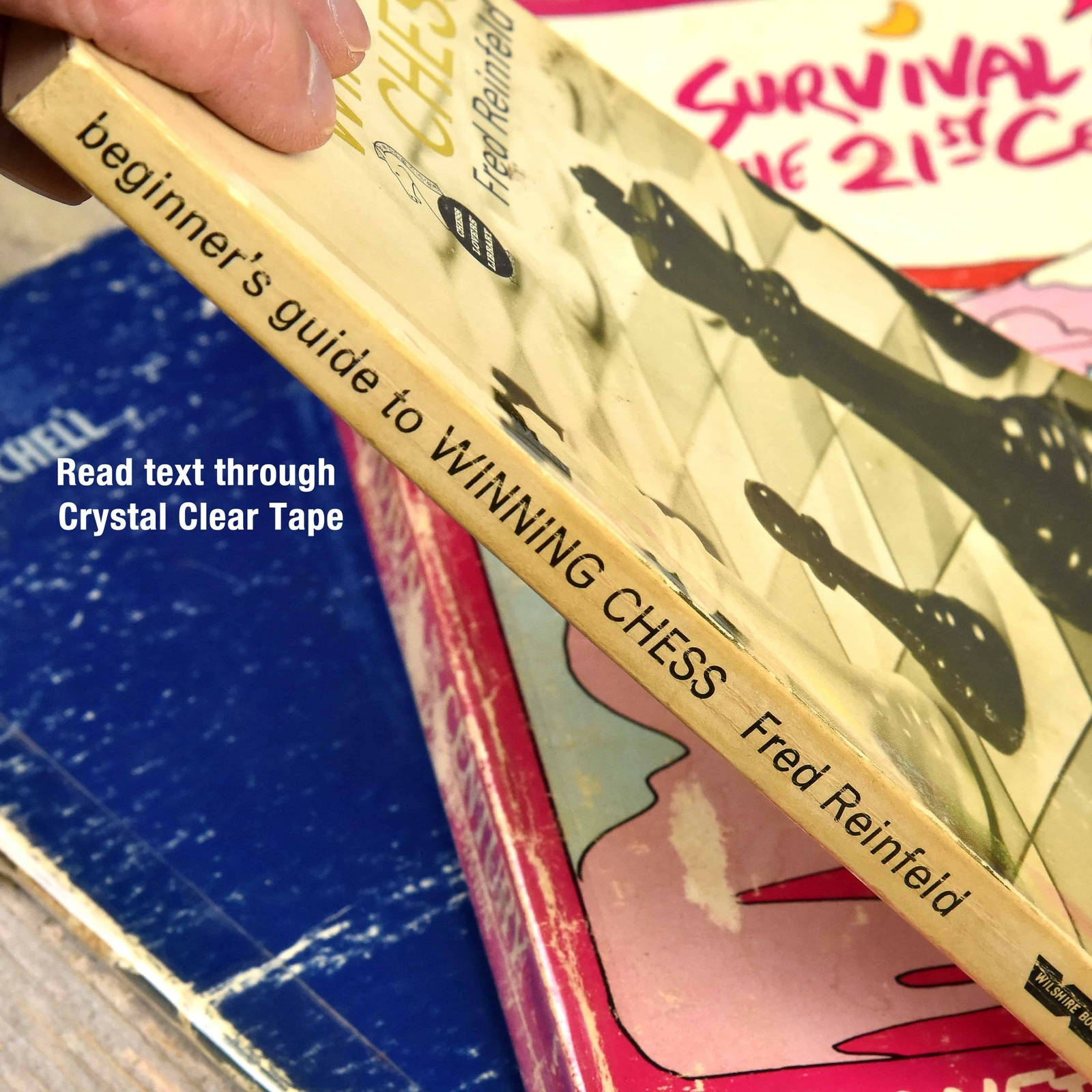 Bookbinding Tape by Gaffer Power, Clear Book Repair Tape - 2" X 15 Yards