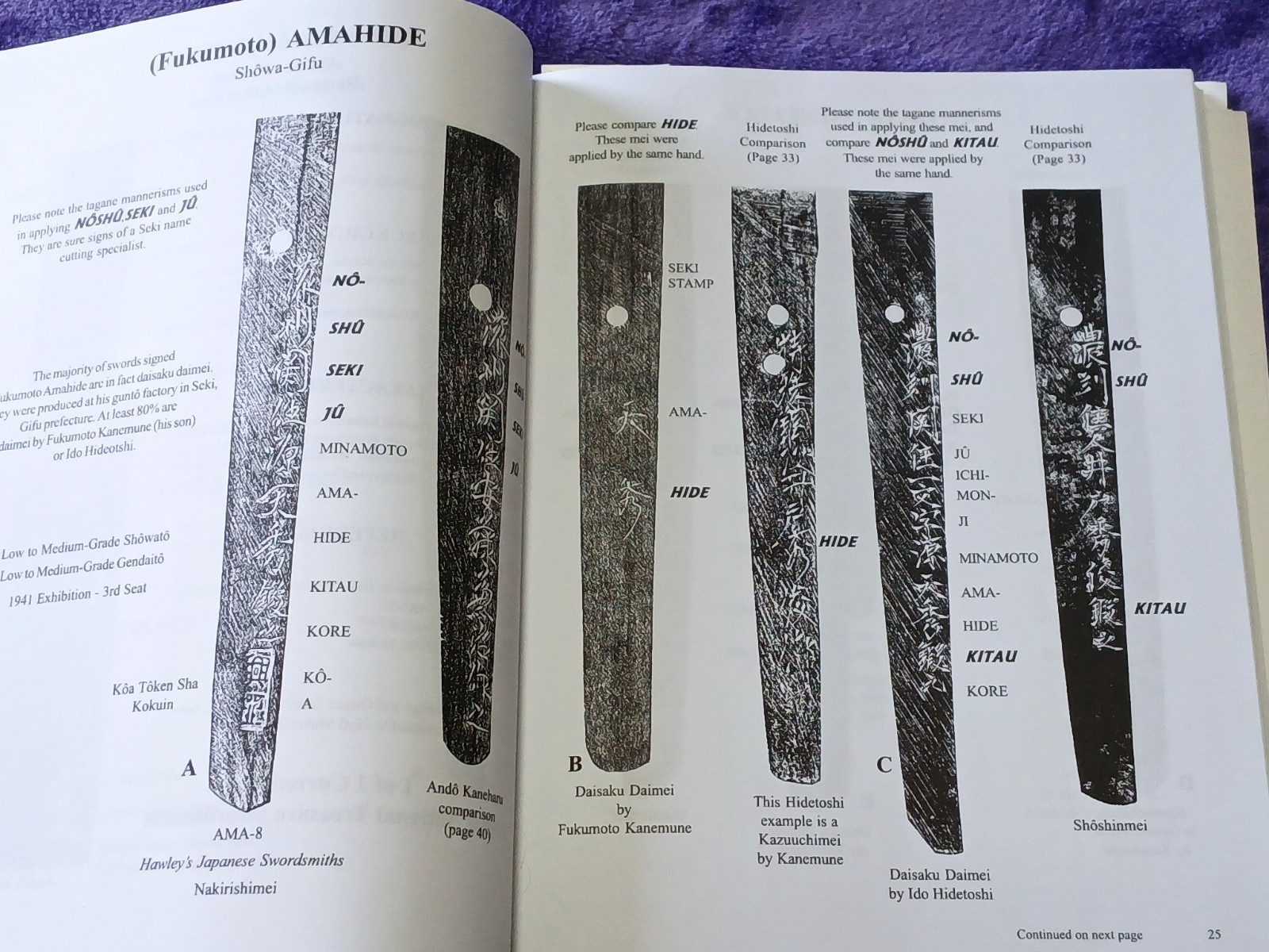 WWII Japanese Ofiicer's Showato Sword Signed "Fukumoto Amahide" with Tachi Tsuka