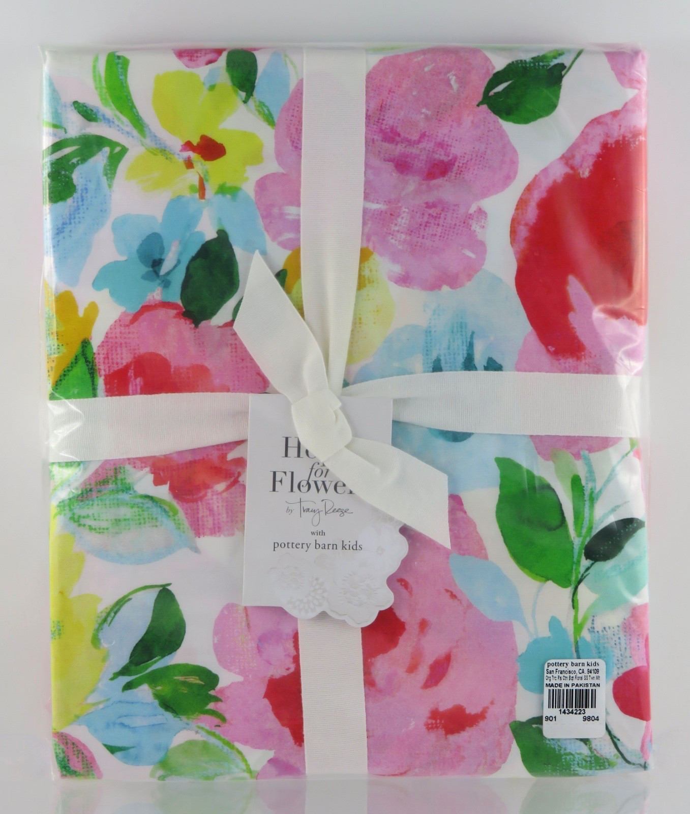 Pottery Barn Kids Hope for Flowers Bouquet Floral by Tracy Reese Twin Sheet Set