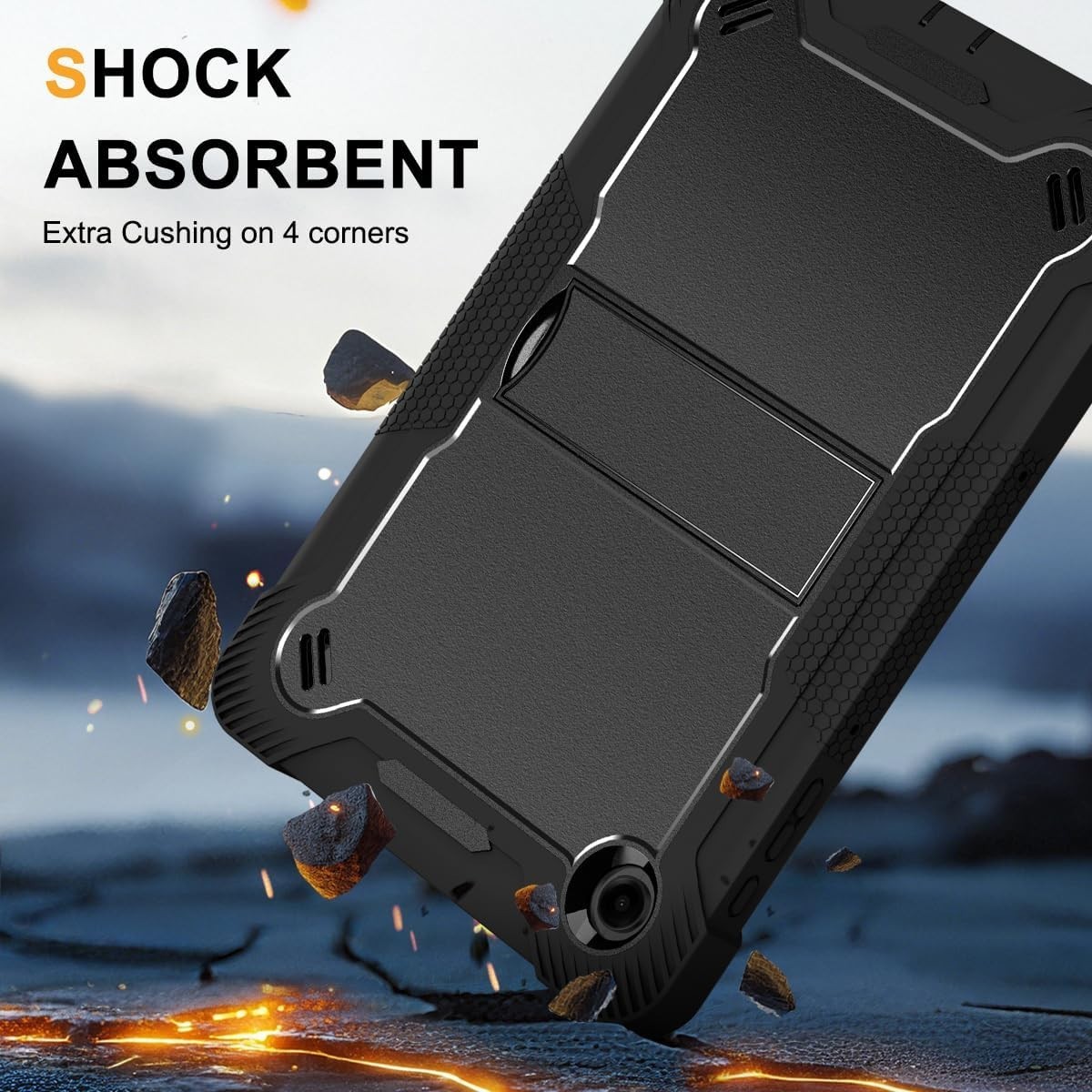 For T-Mobile REVVL Tab 2 5G 10.1" Heavy Duty Case Stand Cover Screen Protector