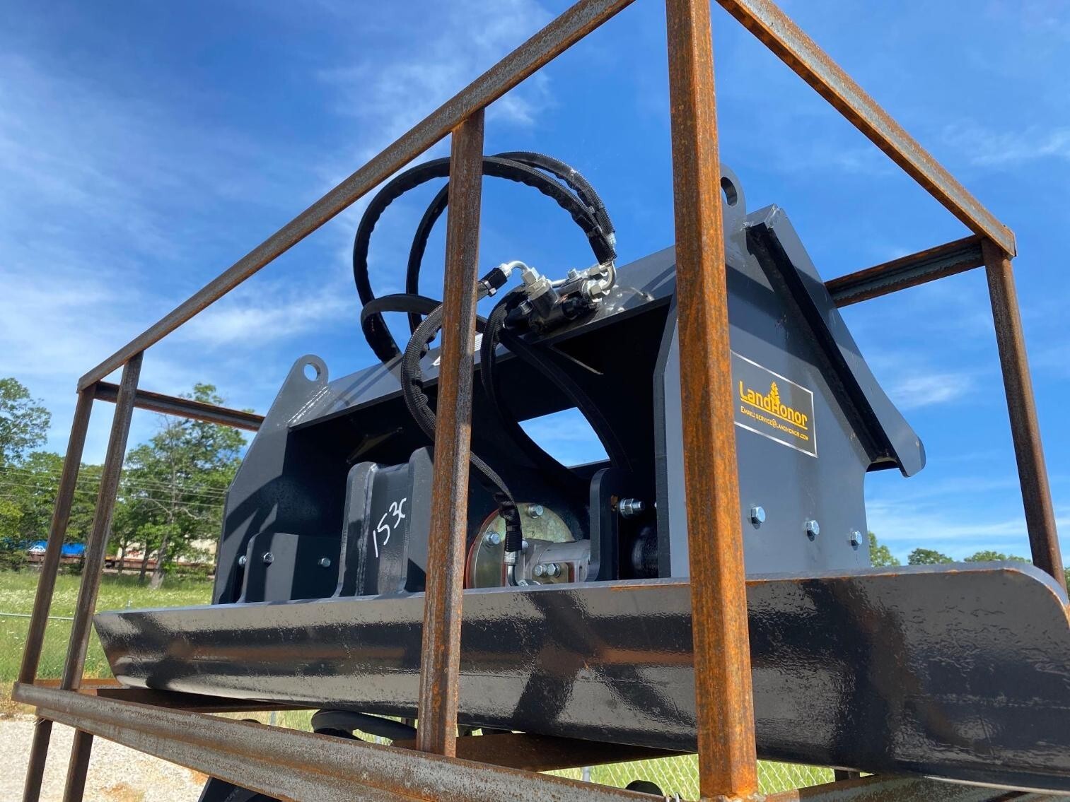 Landhoner 6' 72" Vibratory Universal Mount Skid Steer Plate Compactor WE SHIP!