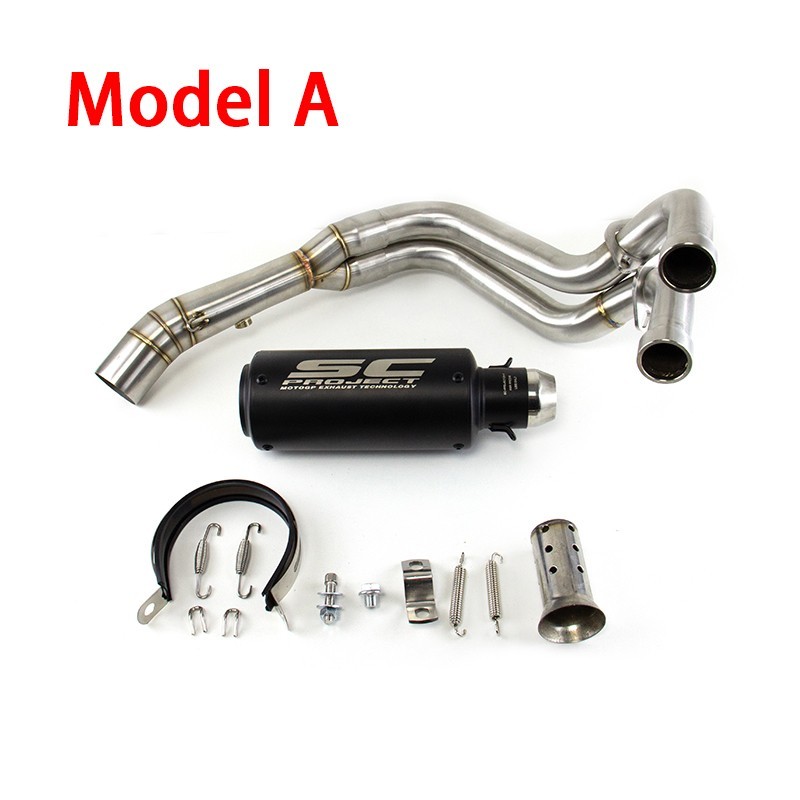 YZF R7 2021-2025 for Yamaha MT-07 Whole System Exhaust Header Pipe Muffler Tips