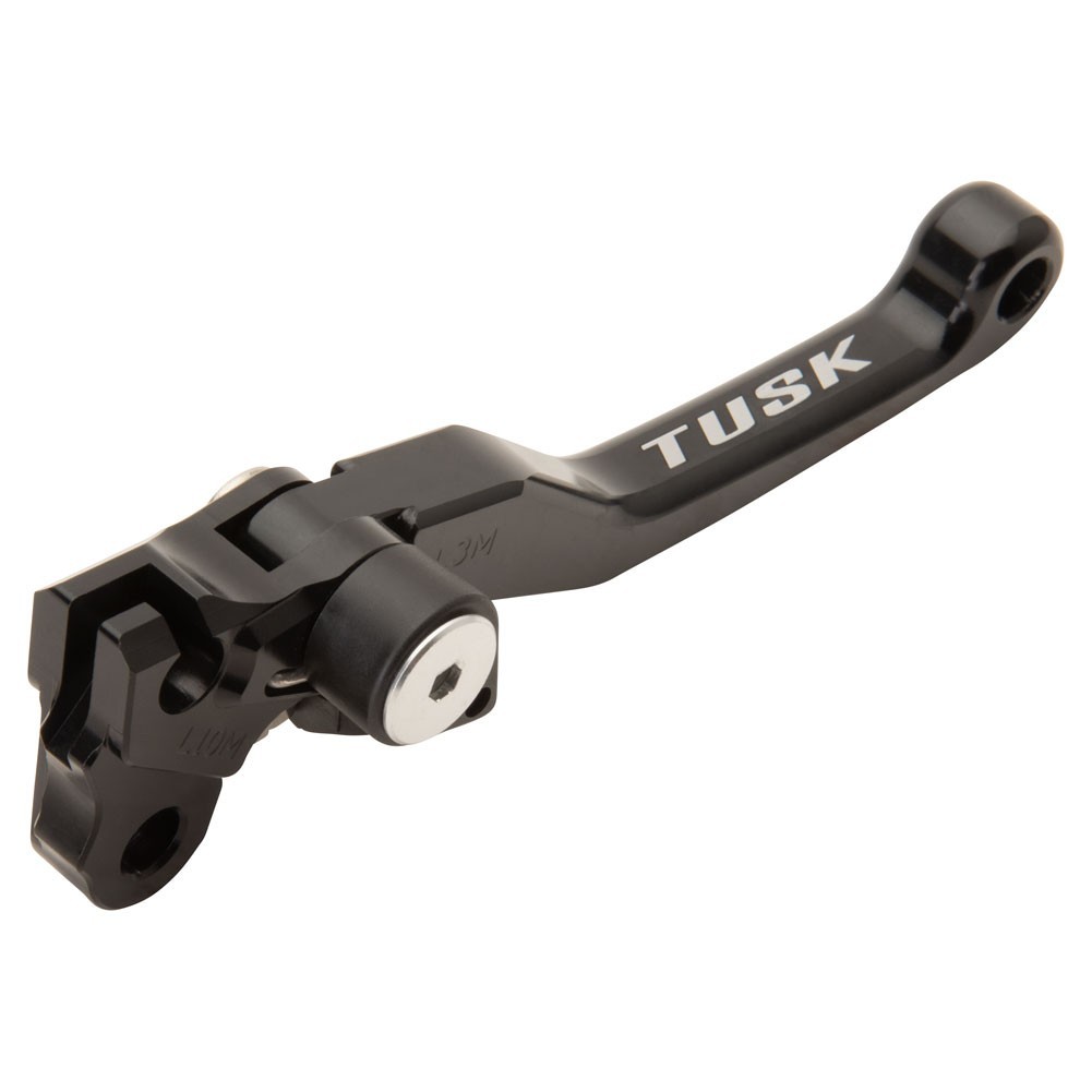 TUSK Folding Lever Set Black for Honda CRF250R 2007-2026 and CRF 450R 2007-2020