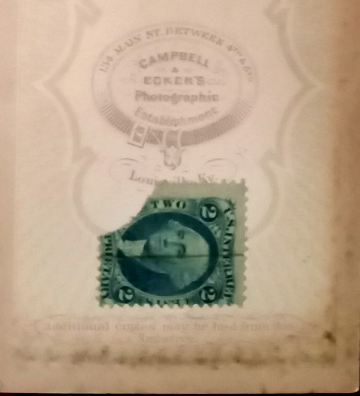 ORIGINAL ID'D CIVIL WAR CDV OF COLONEL JOHN CARTER MOON 85TH OHIO 118 US CT