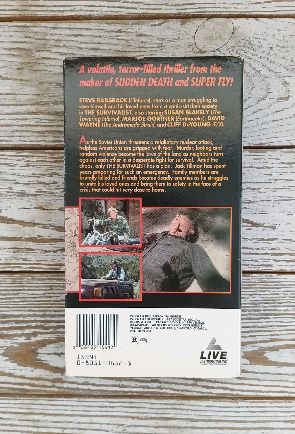 The Survivalist (1987) VHS Video Cassette Tape Movie