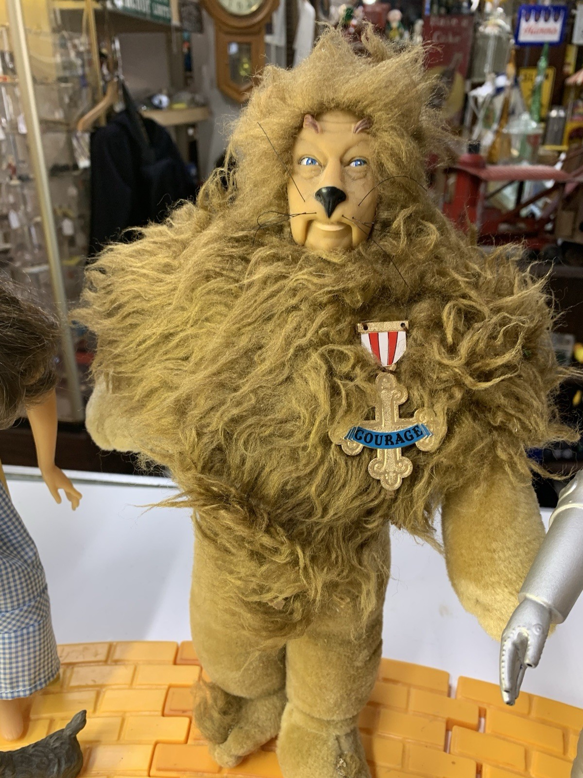 4 Wizard of Oz dolls 1987 14" Dorothy Lion Tin man Scarecrow Hamilton Gifts