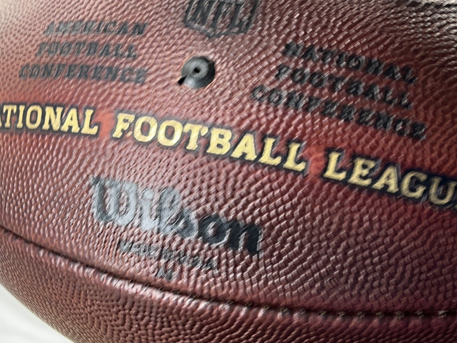 RAMS LOGO - NFL "The Duke" Wilson Football - Game Ball - Prepped & Conditioned