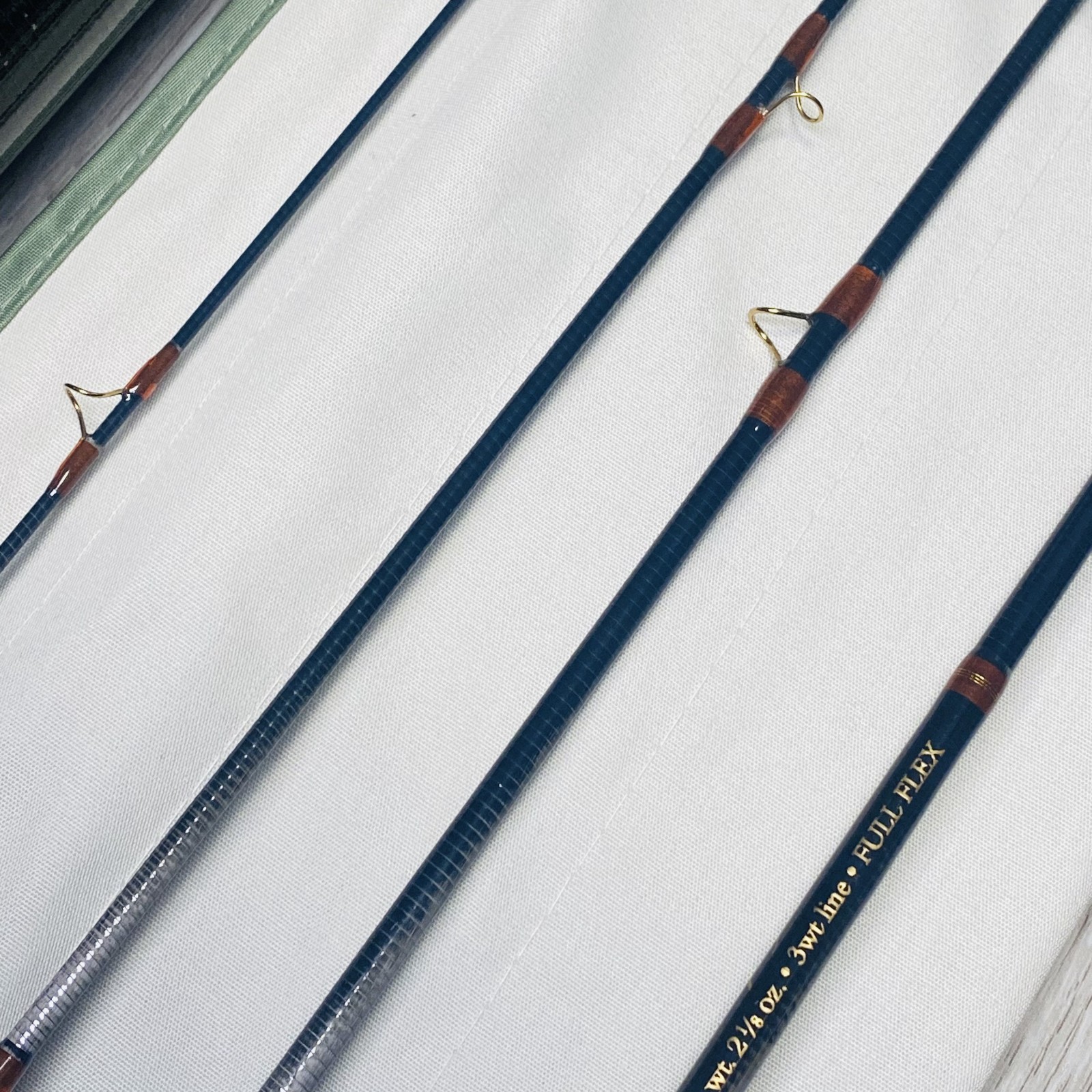 Orvis Superfine TOUCH 763-4 7’6” 3wt Fly rod w/Tube Case Sock Excellent++