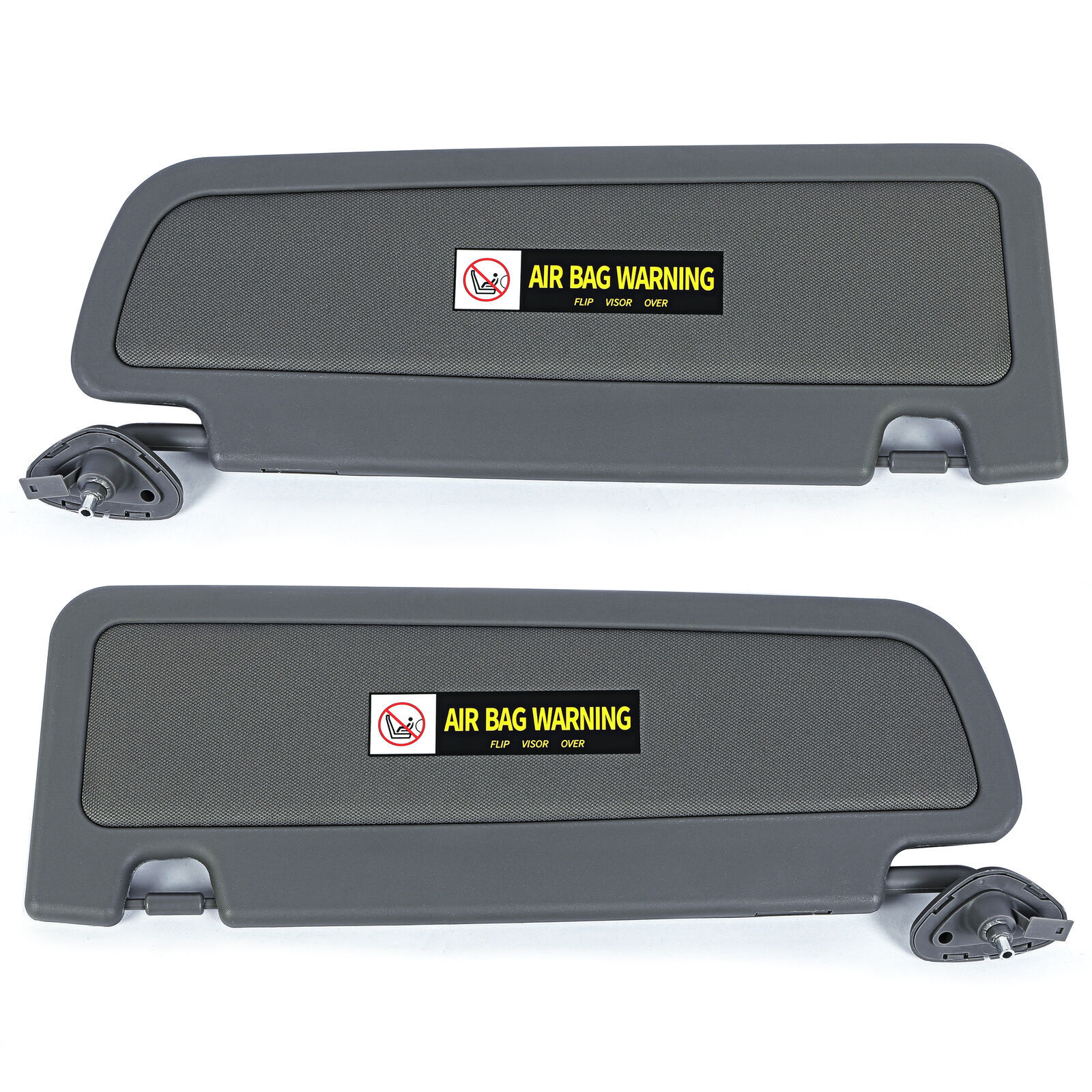 Sun Visor Dark Gray PAIR For 2006-2008 Honda Civic Left & Right Visor SET