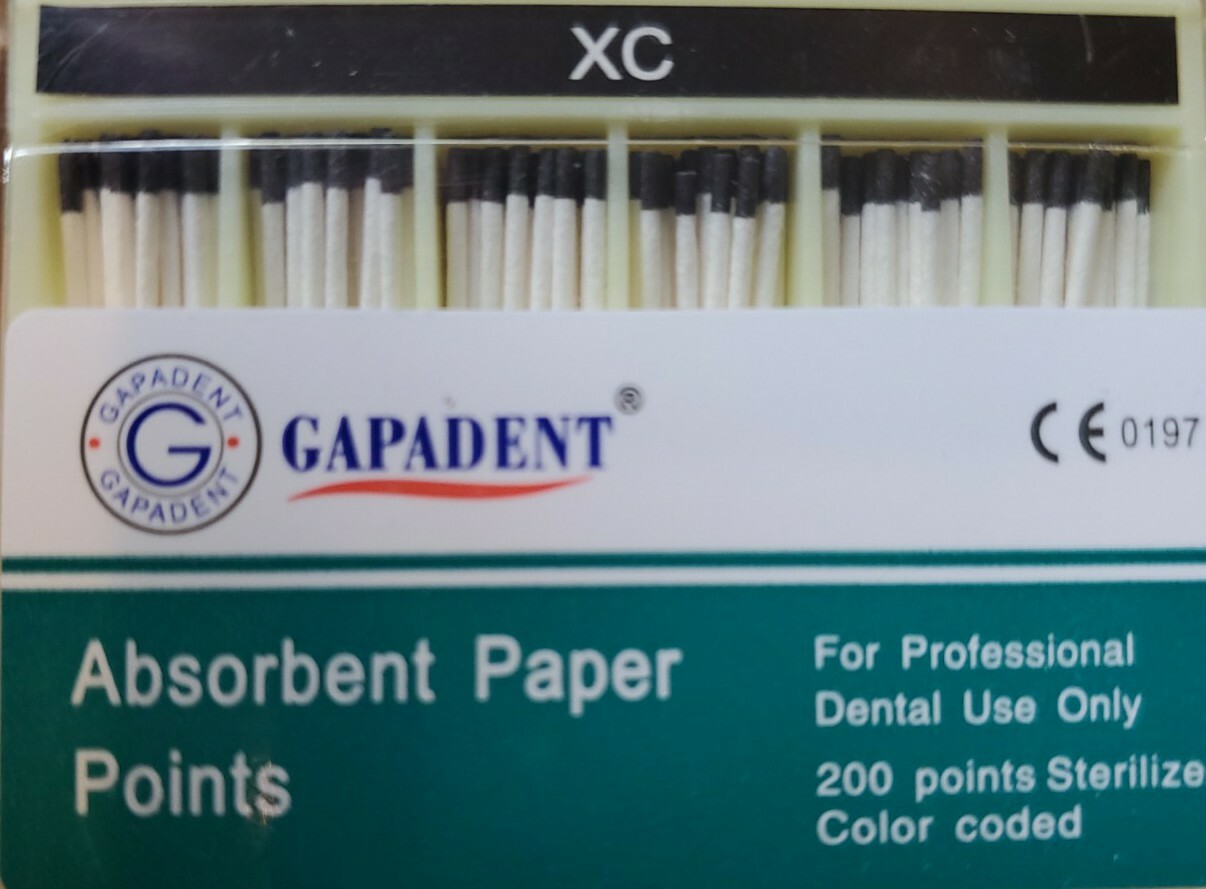 Absorbent Paper Points XC Extra Coarse Accessory Box of 180 HTM Dental