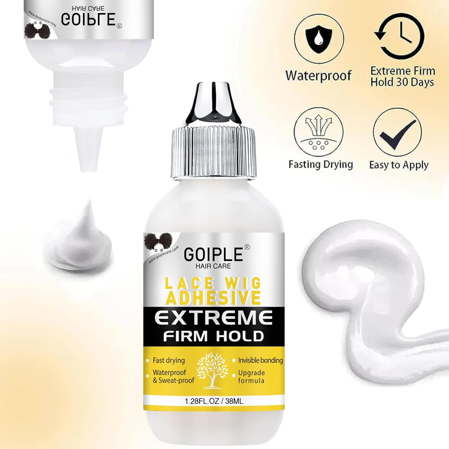 Goiple Waterproof &Strong Hold Lace Glue (Select Size)