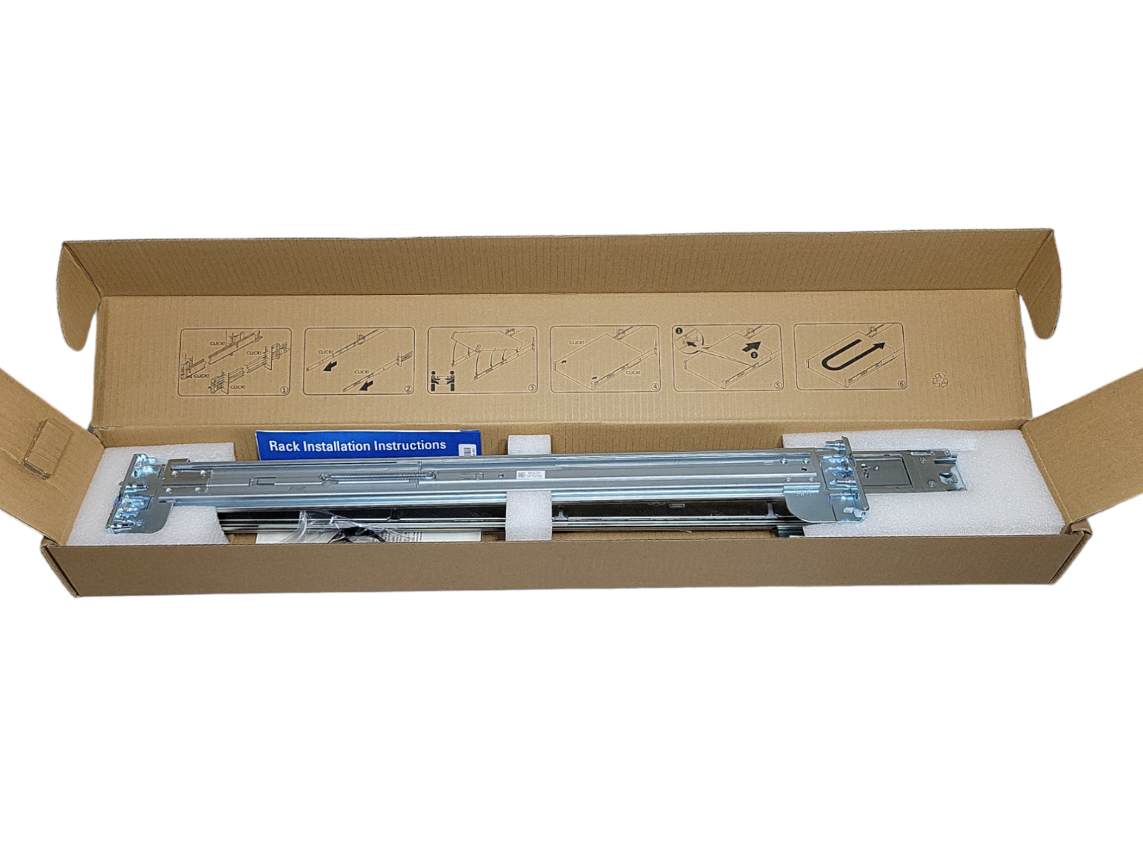 Dell 2U B6 Sliding Ready Rails for PowerEdge R520 R530 R720 R730 R740 R820 H4X6X