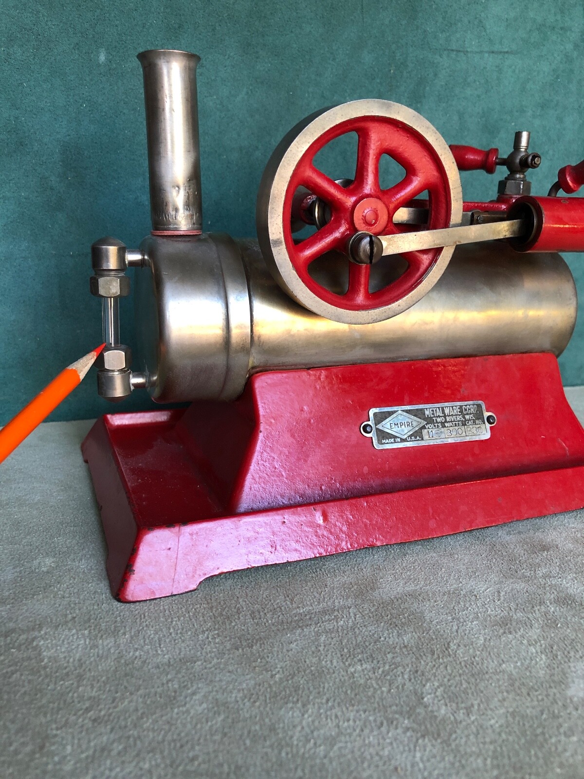 Empire Vintage Toy Steam Engine B-30 Sight Tube And Gaskets