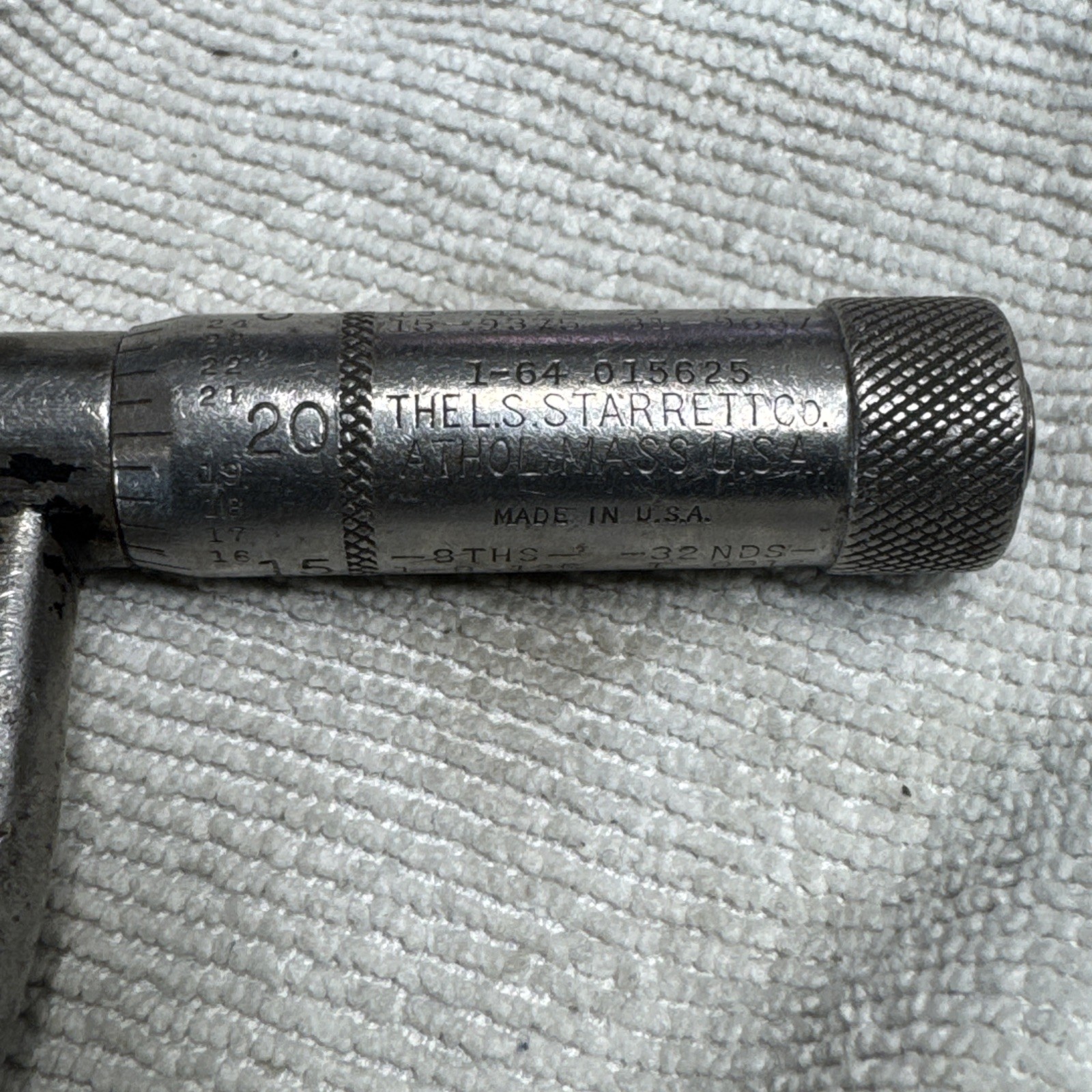 Starrett no. 436 Outside Micrometer 1-2" Range Enameled Calipers
