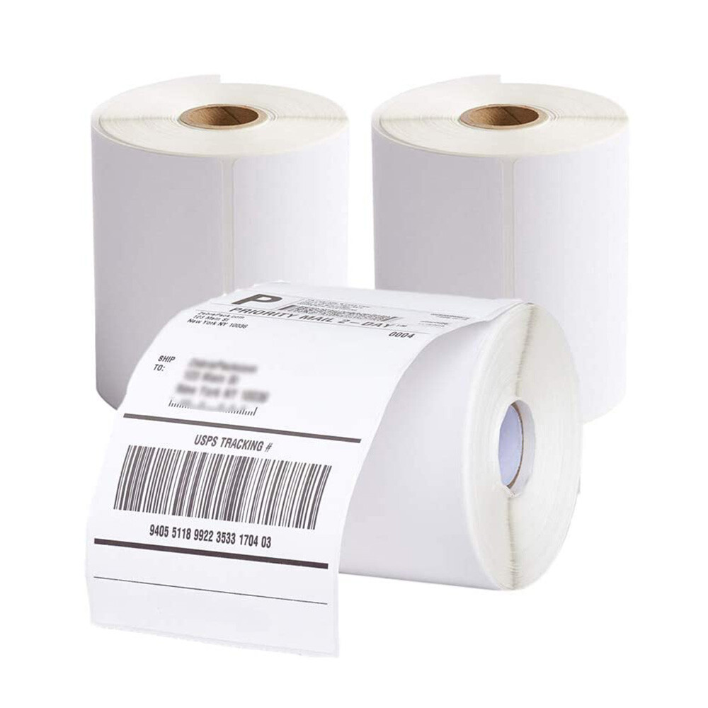 40 Rolls 4x6 Direct Thermal Shipping 10000 Labels For Zebra 2844 Eltron ZP450 US