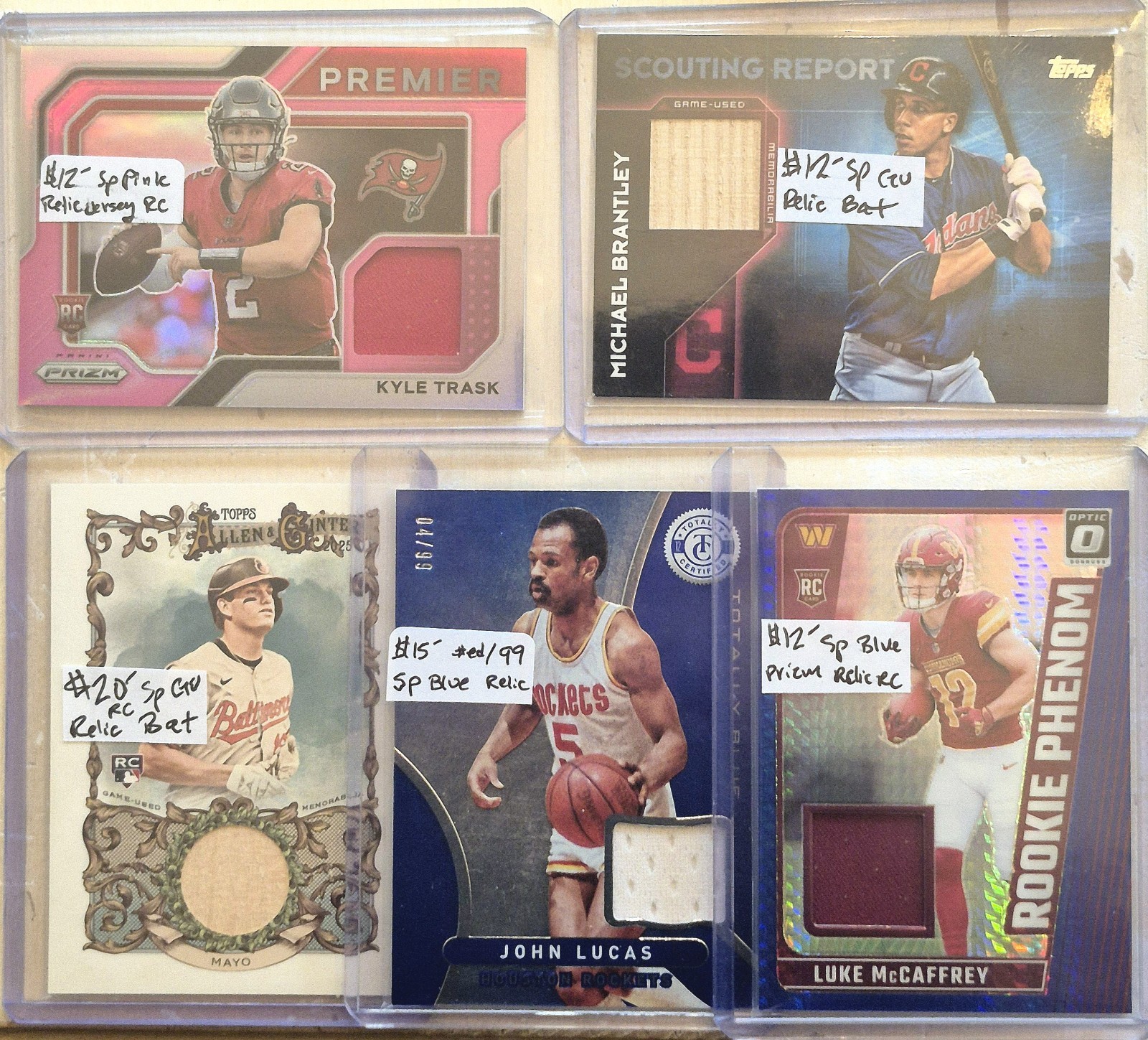 SPORT CARD COLLECTION PSA SP AUTO #ED PAR. RELIC GU JERSEY ROOKIE JORDAN RC LOT