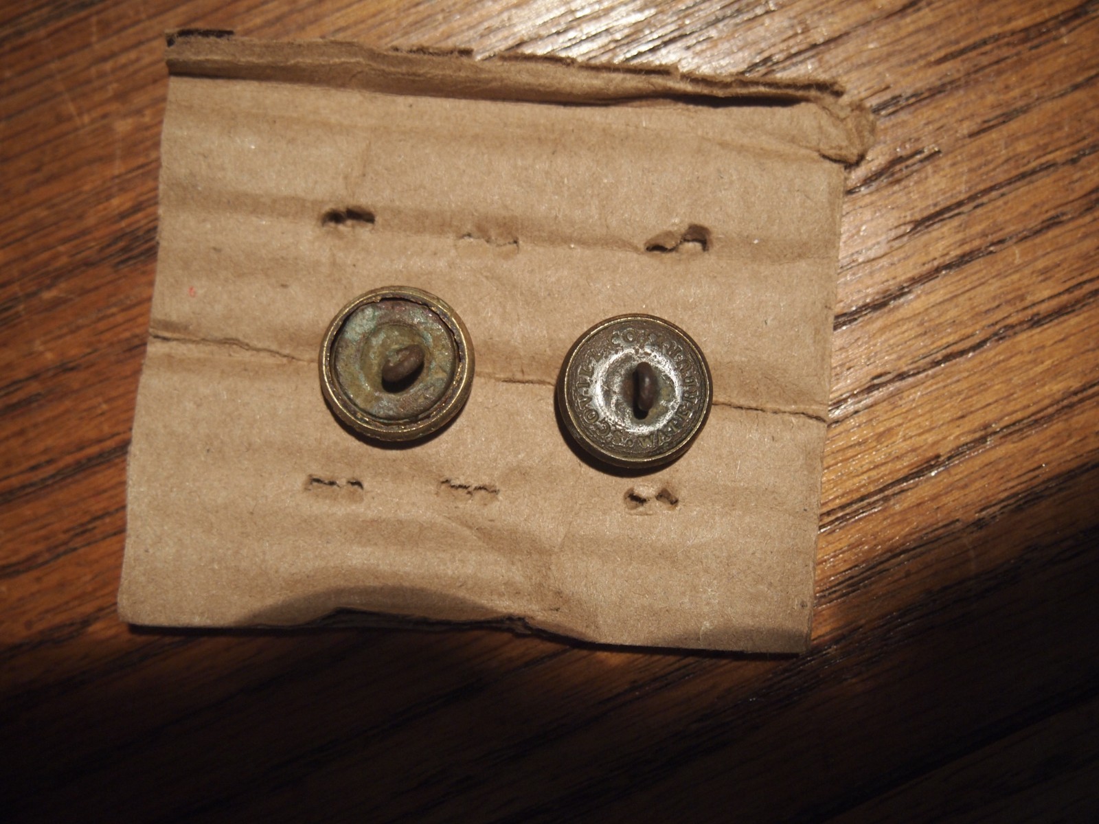 2 Civil War US I Infantry Buttons Dug Near Richmond Va