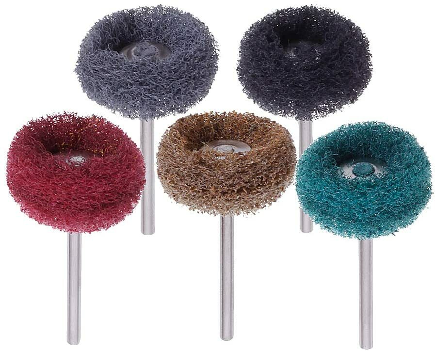 80PCS Abrasive Metal Polishing Buffing Wheel Burr Kit Set for Dremel Rotary Tool
