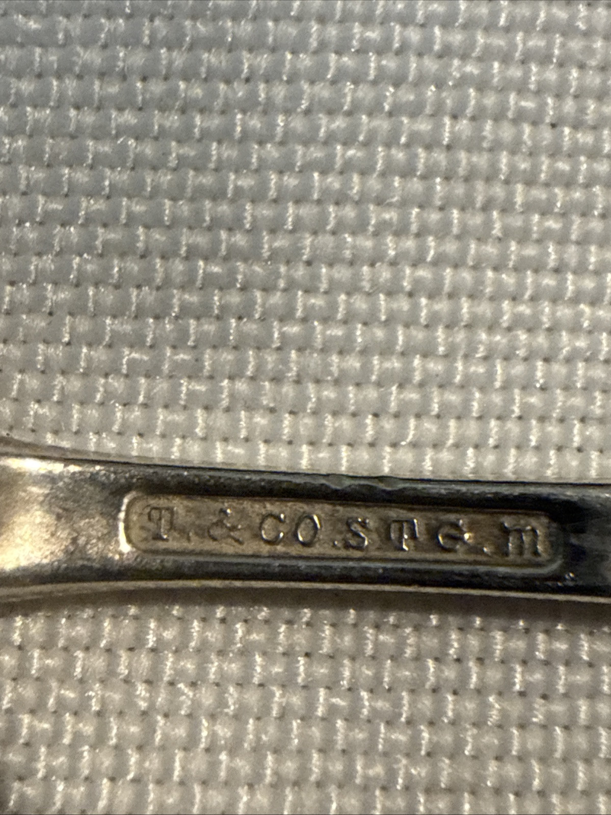 6 Tiffany & Co Antique Sterling Silver Salt Spoons