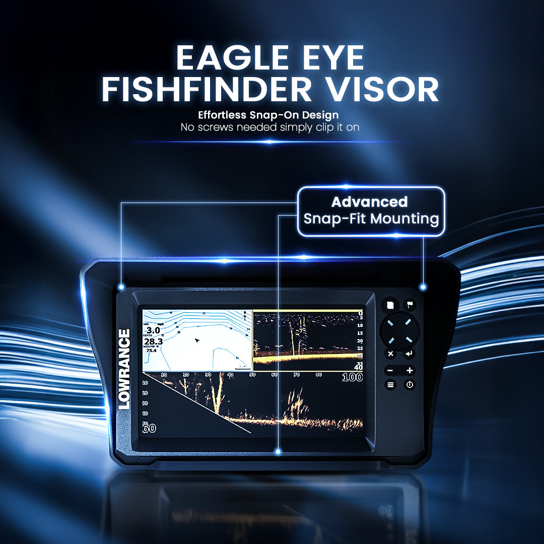 Lowrance Eagle Eye 9 Visor by Sonar Shield