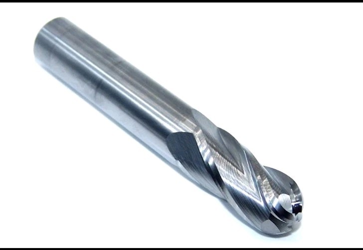 30164 Kyocera SGS 1/2" Carbide 4 Flute End Mill Ball .500" Diameter 1.00" Flute