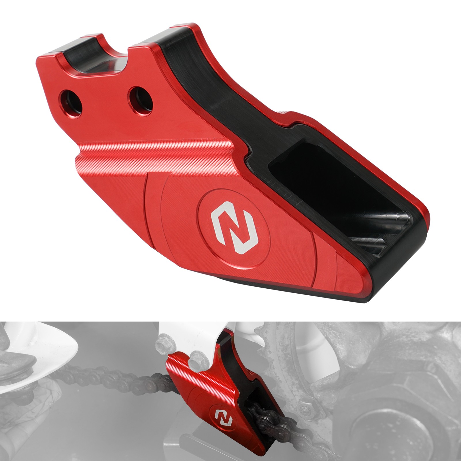 For Yamaha Blaster 200 YFS200 Rear Chain Guide Support Silder NICECNC 1988-2006