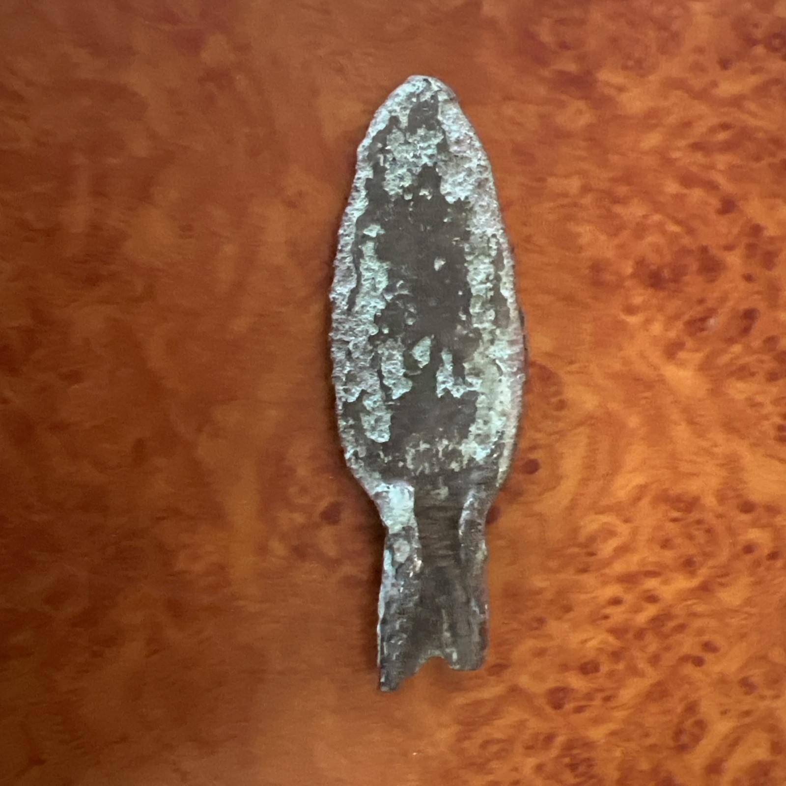 Exceptional Copper Culture Native Copper Socketed Ovate Spear, Great Lakes