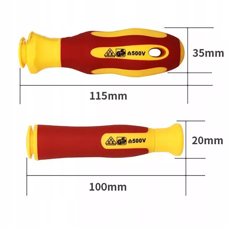 10-in-1 Electrician Insulated Screwdriver Set Magnetic Tip Slotted Phillips Tool