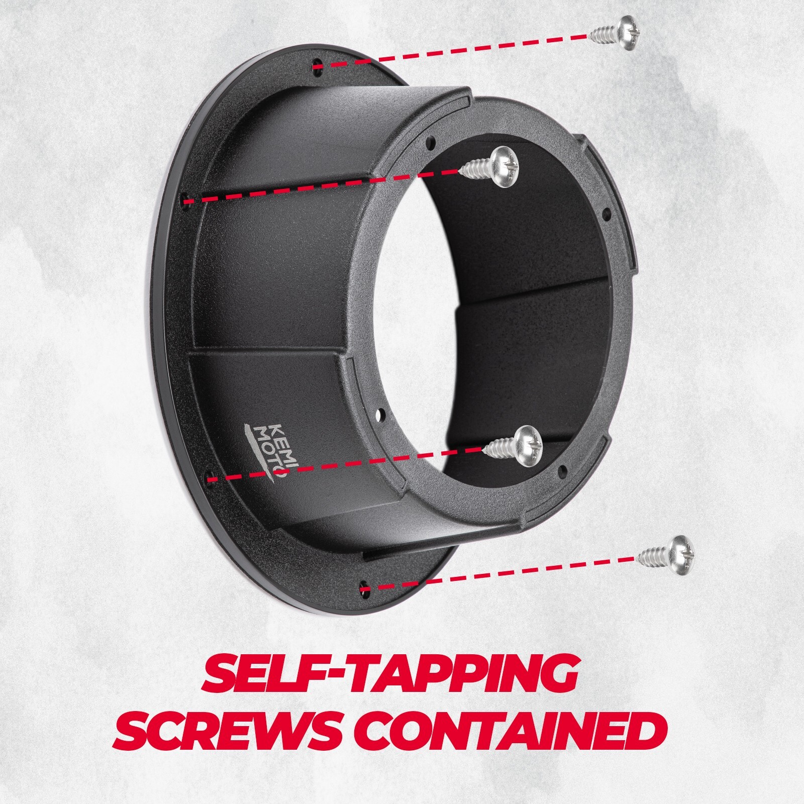 1 Pair 6.5'' Speaker Pods Enclosures Mount Boxes For UTV ATV Door Kick Panel