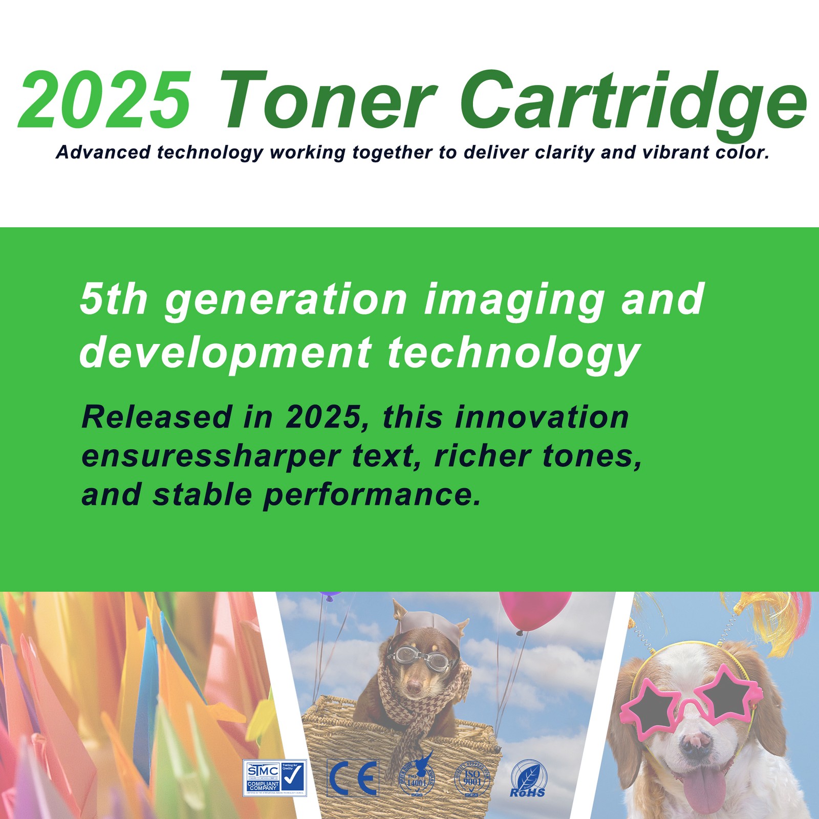 1-Pack 131X CF210X Black Toner with Chip for LaserJet Pro Printer M251n M276n