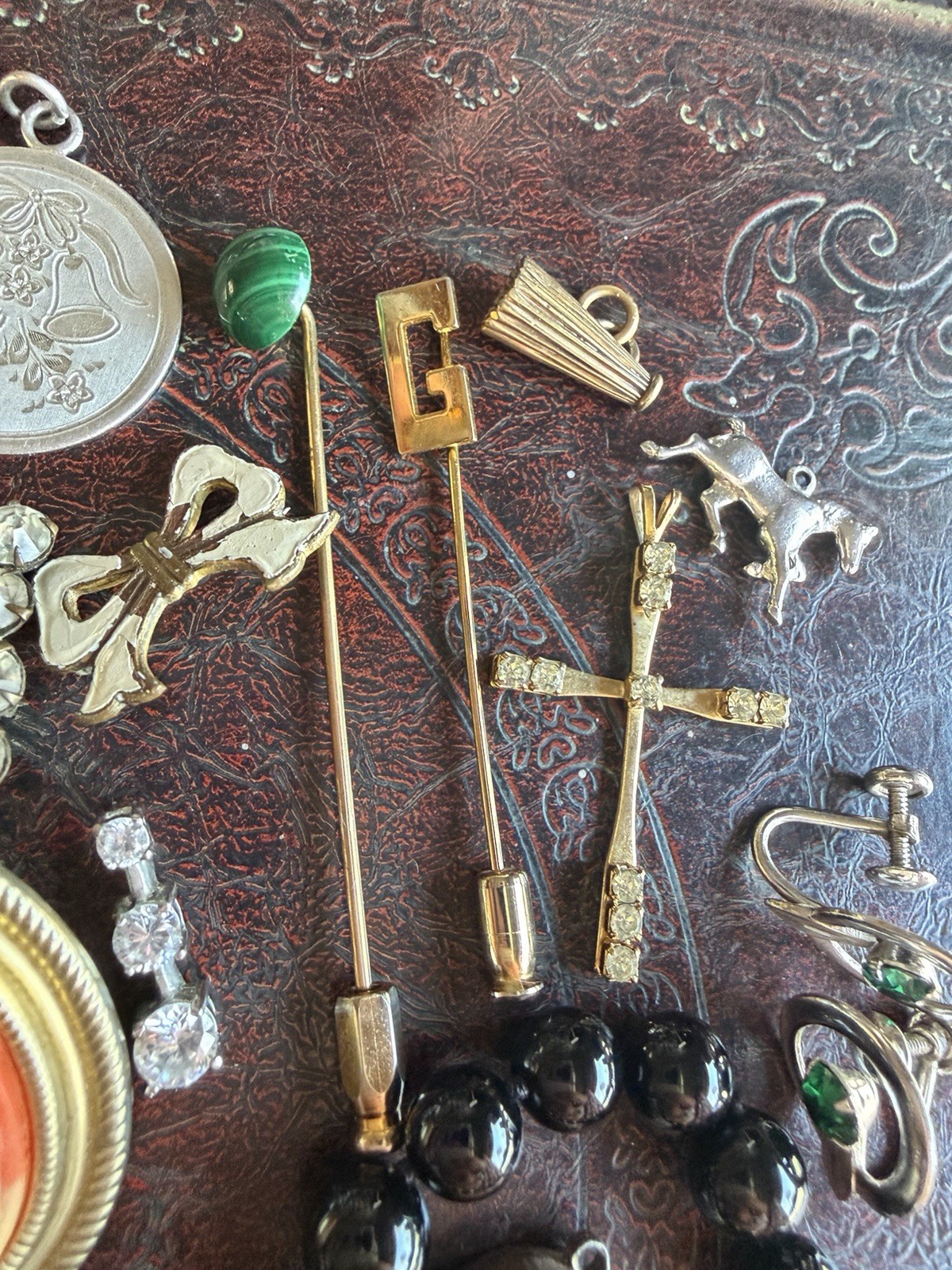Victorian To Vintage Jewelry Lot Gold Filled And Sterling Some For Repair Craft